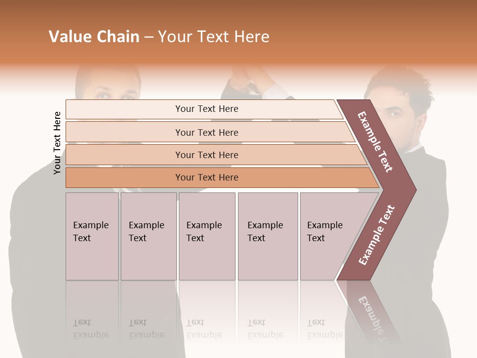 Businessmen Professional Highfive PowerPoint Template
