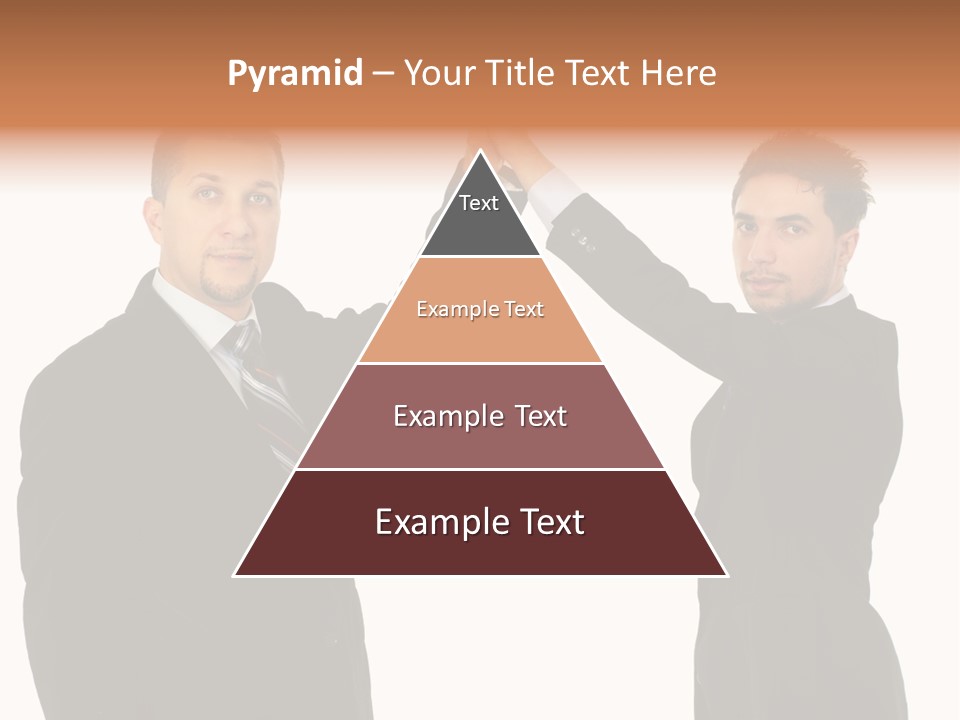 Businessmen Professional Highfive PowerPoint Template