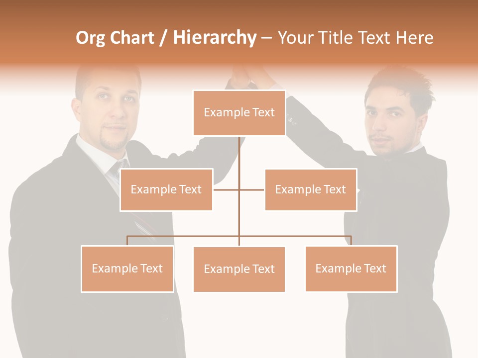 Businessmen Professional Highfive PowerPoint Template