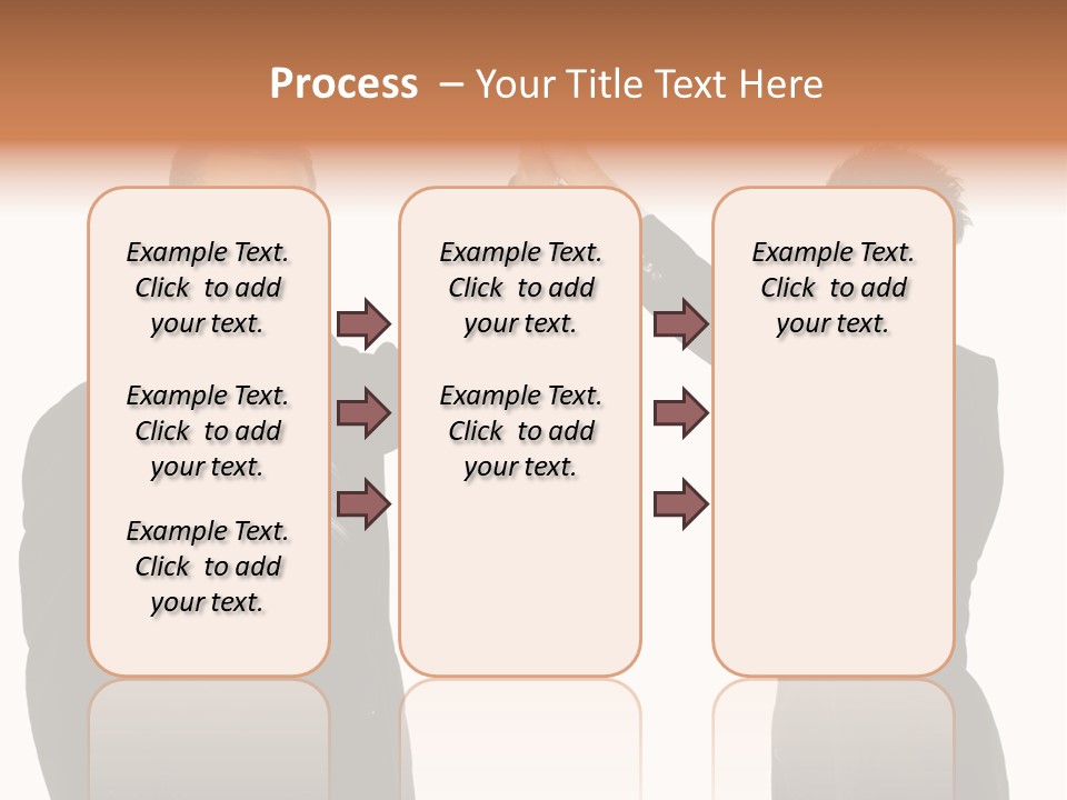 Businessmen Professional Highfive PowerPoint Template