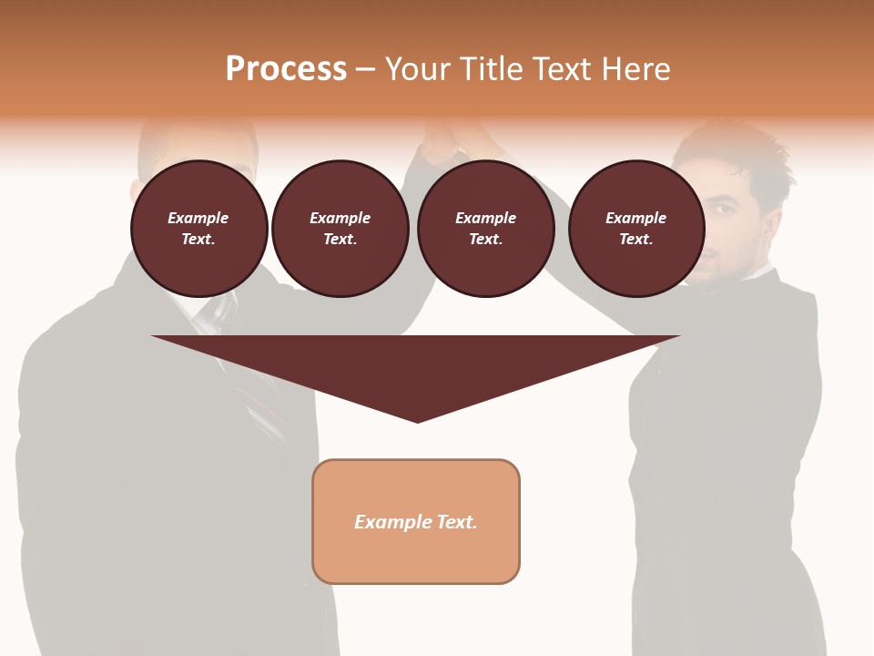 Businessmen Professional Highfive PowerPoint Template