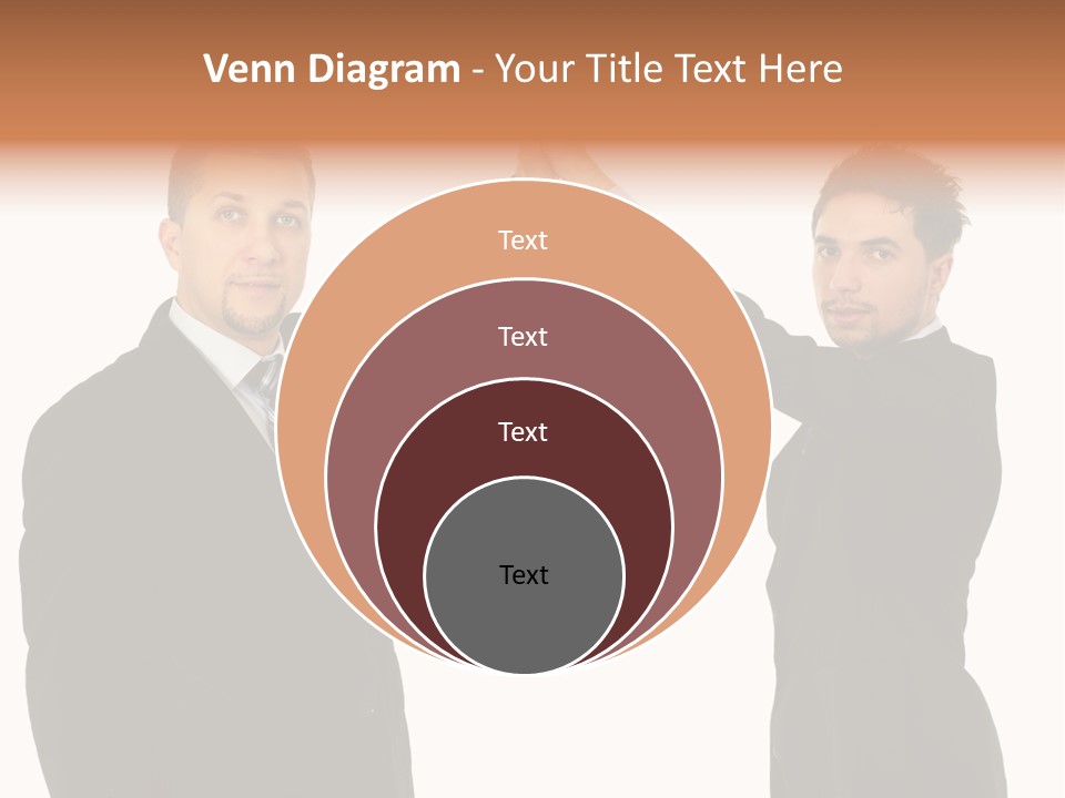 Businessmen Professional Highfive PowerPoint Template