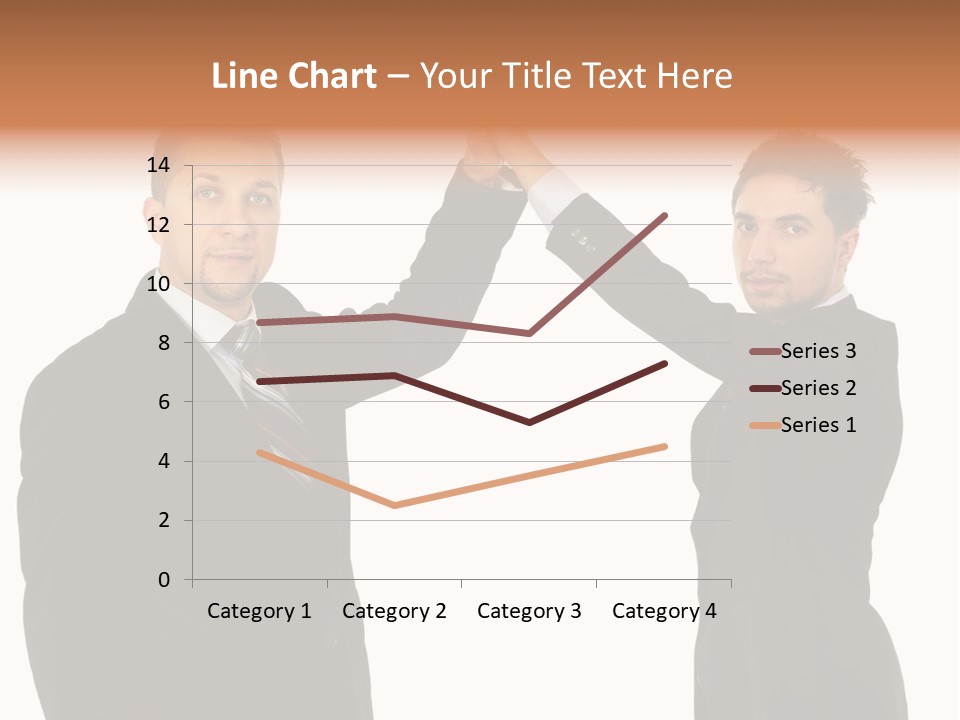 Businessmen Professional Highfive PowerPoint Template