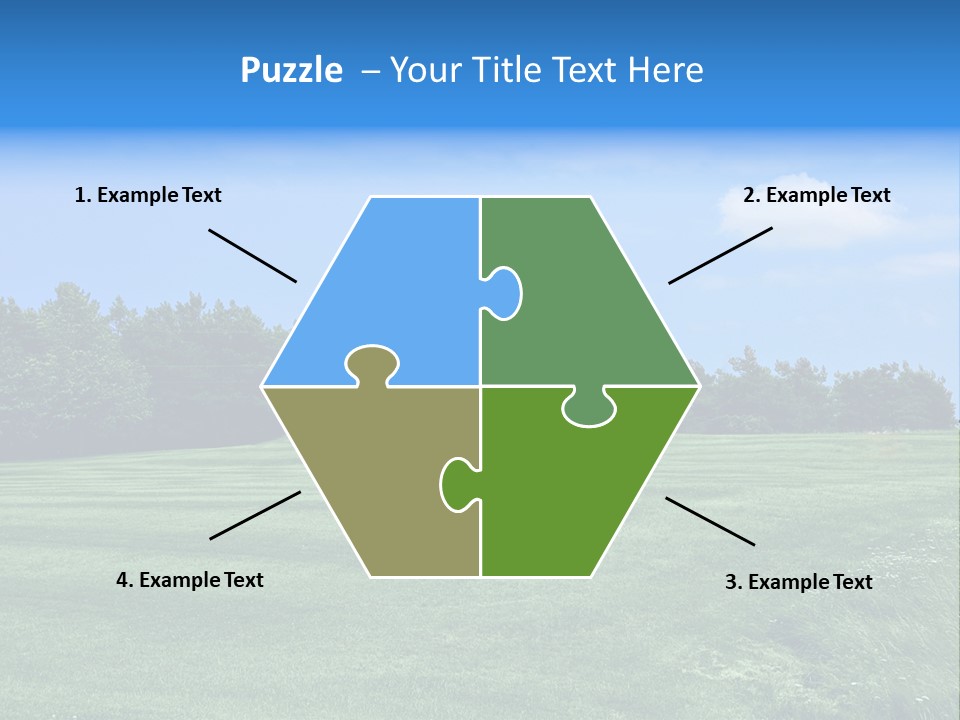 Wonderland Sky Summer PowerPoint Template