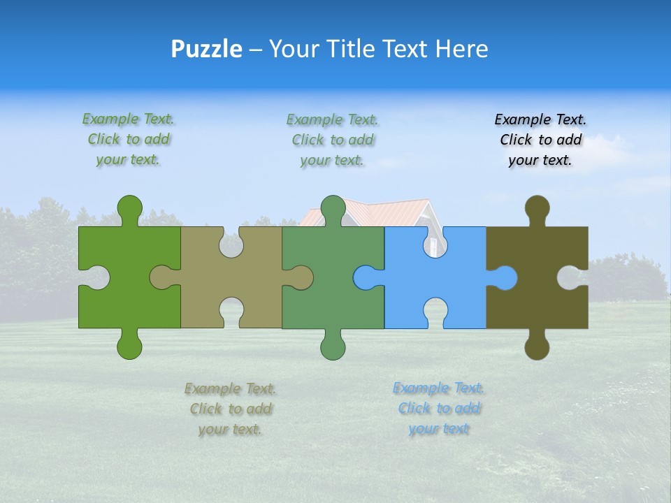 Wonderland Sky Summer PowerPoint Template