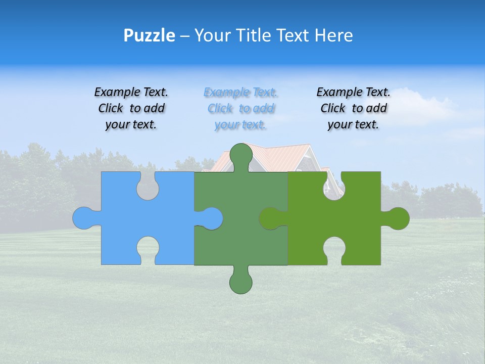 Wonderland Sky Summer PowerPoint Template