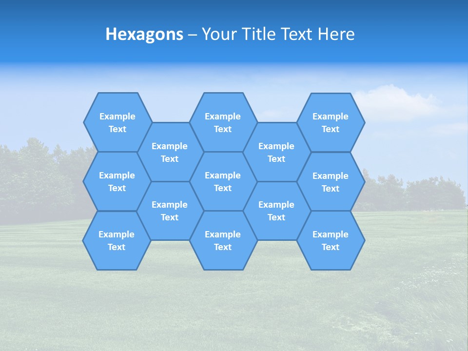 Wonderland Sky Summer PowerPoint Template