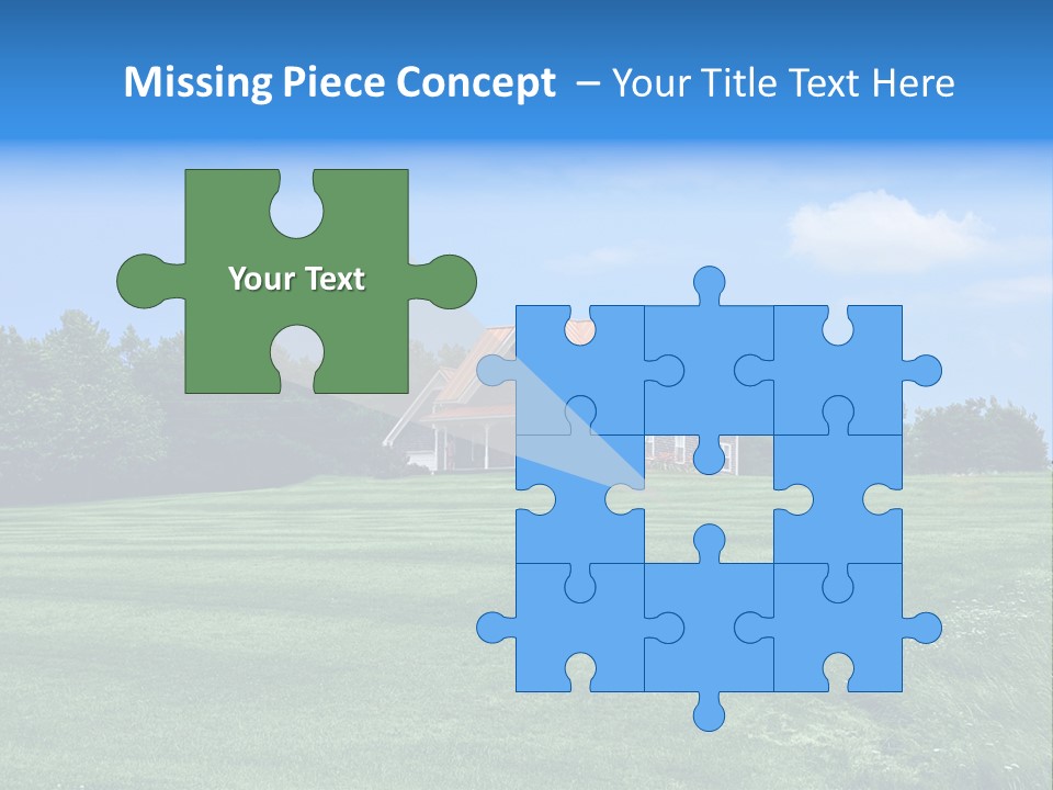 Wonderland Sky Summer PowerPoint Template