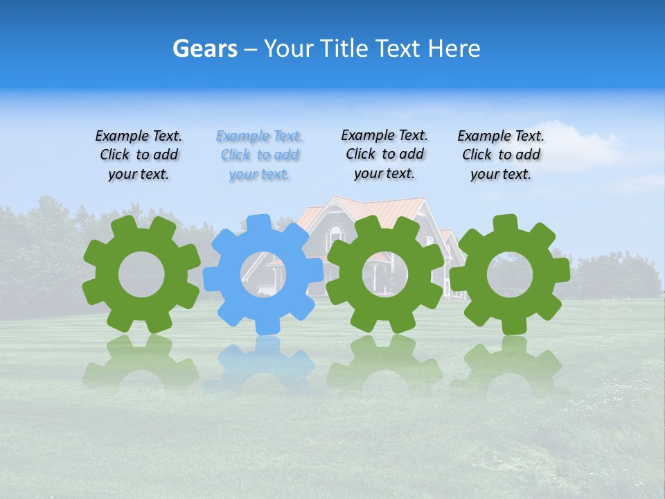 Wonderland Sky Summer PowerPoint Template