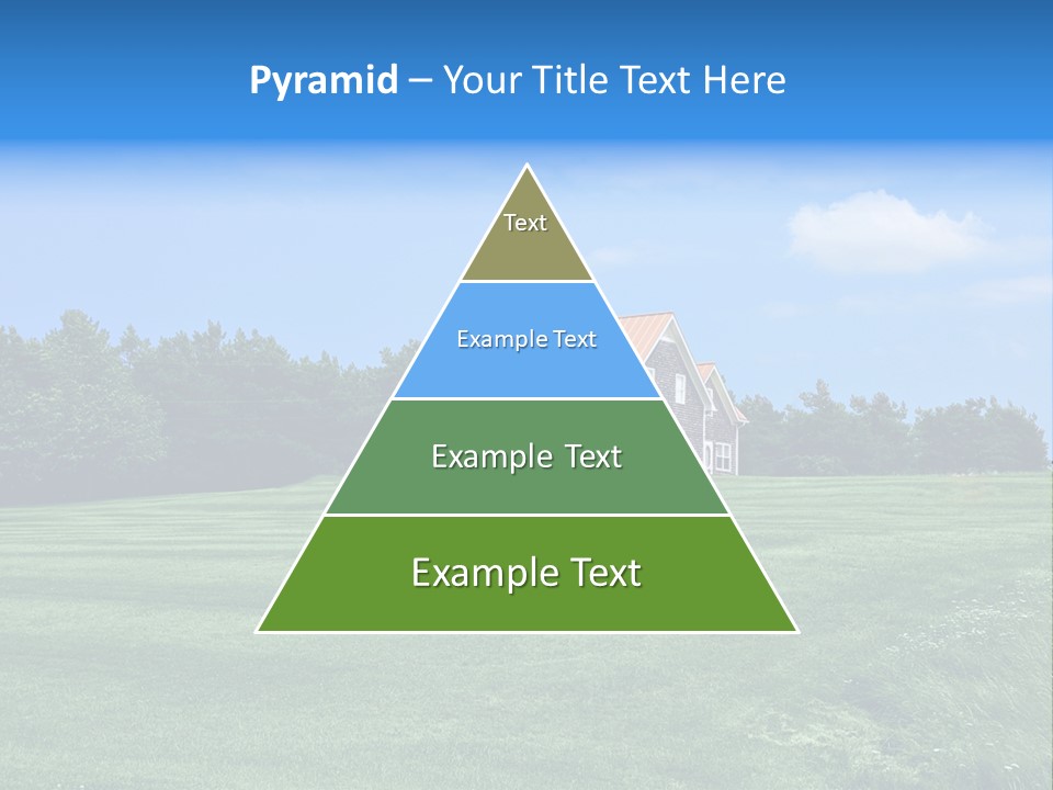 Wonderland Sky Summer PowerPoint Template