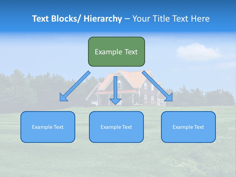 Wonderland Sky Summer PowerPoint Template