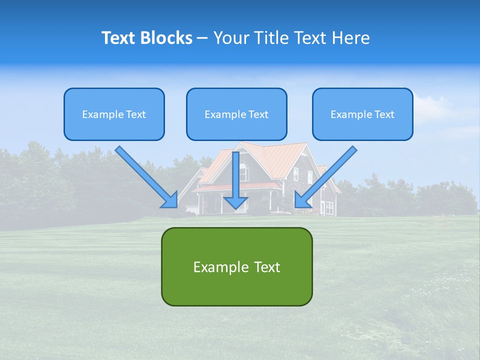Wonderland Sky Summer PowerPoint Template