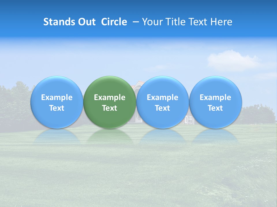 Wonderland Sky Summer PowerPoint Template