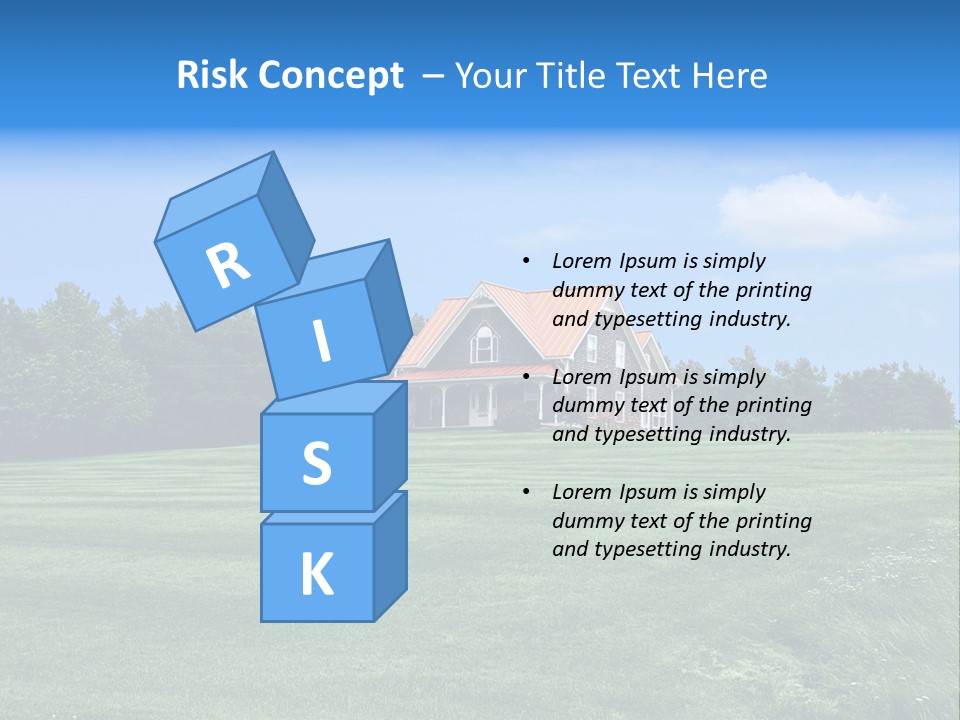 Wonderland Sky Summer PowerPoint Template