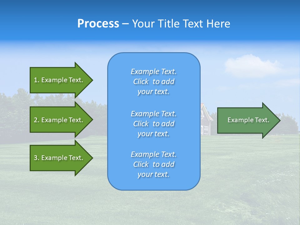Wonderland Sky Summer PowerPoint Template