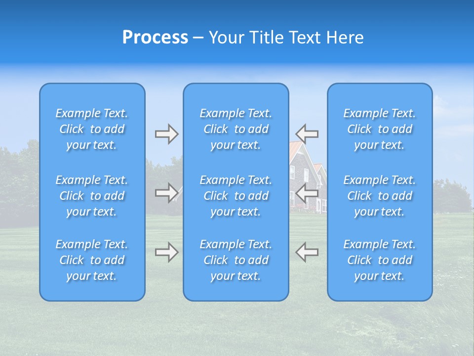 Wonderland Sky Summer PowerPoint Template