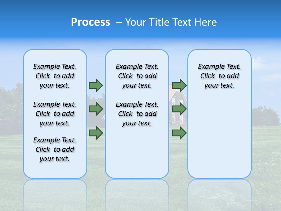 Wonderland Sky Summer PowerPoint Template