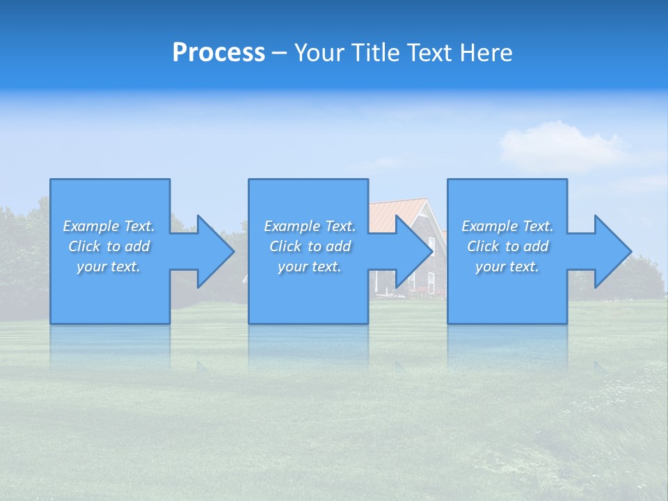 Wonderland Sky Summer PowerPoint Template