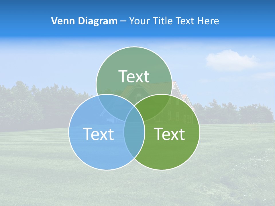 Wonderland Sky Summer PowerPoint Template