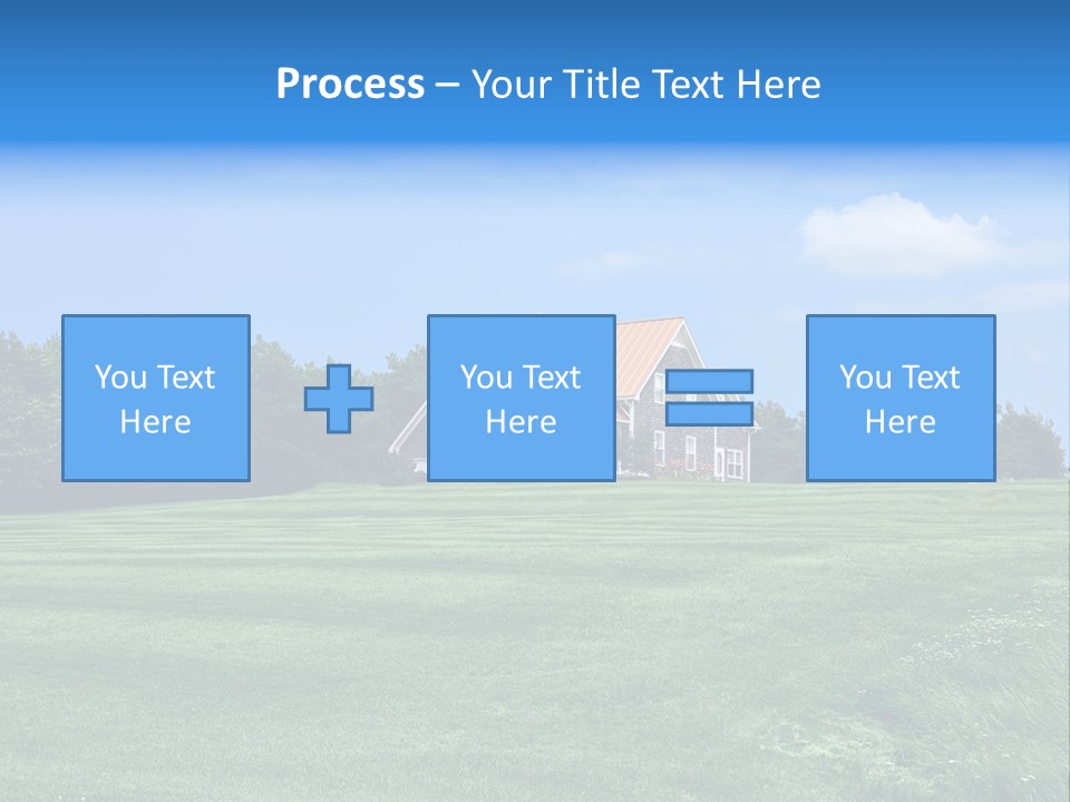 Wonderland Sky Summer PowerPoint Template
