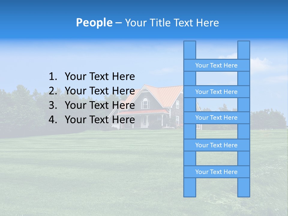 Wonderland Sky Summer PowerPoint Template