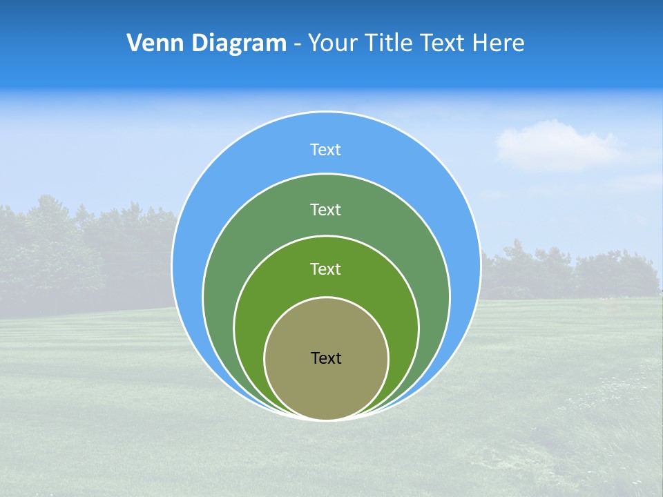 Wonderland Sky Summer PowerPoint Template