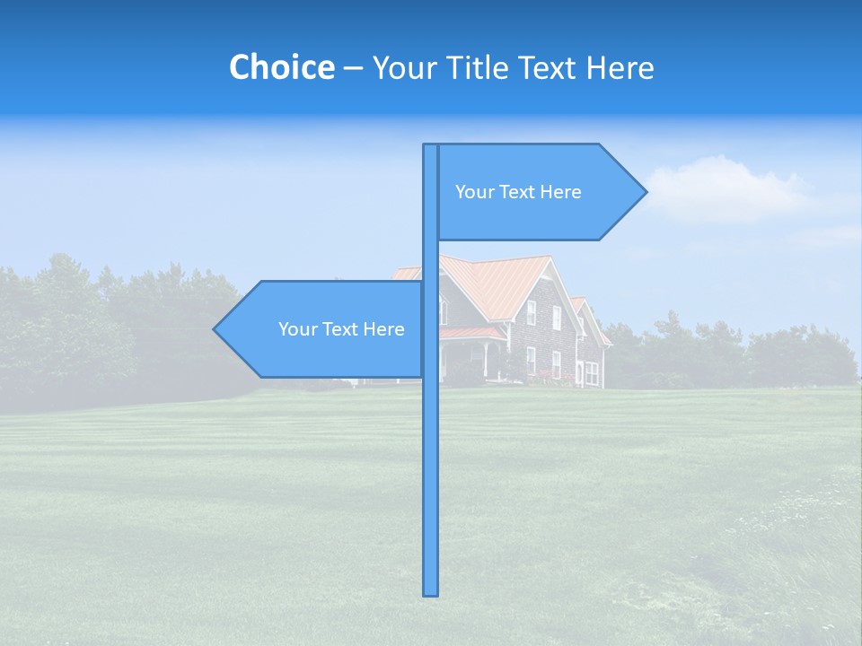 Wonderland Sky Summer PowerPoint Template