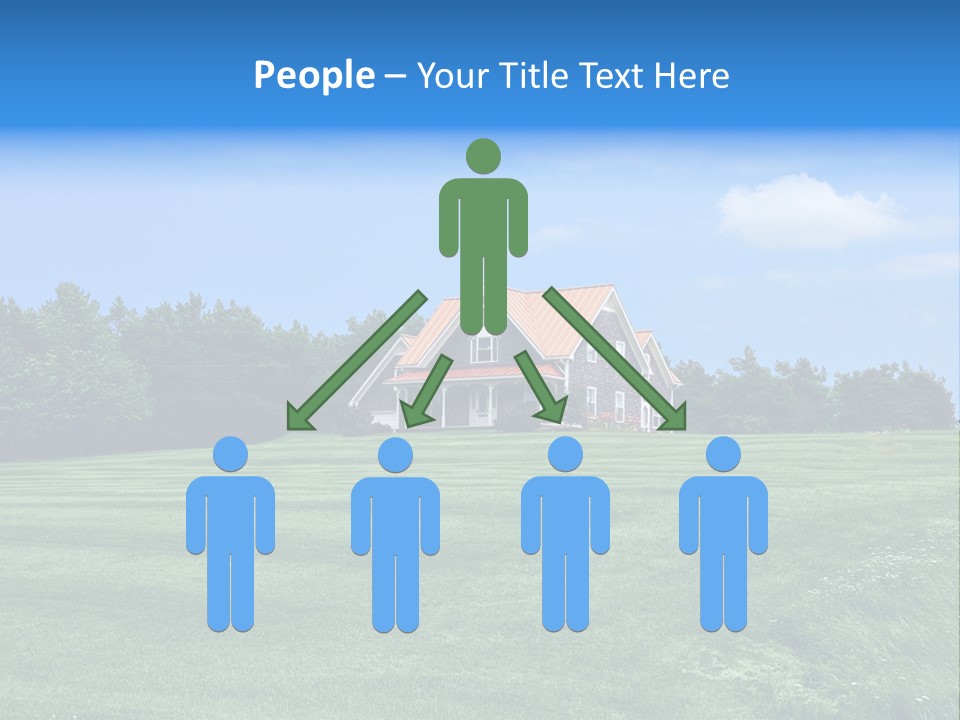 Wonderland Sky Summer PowerPoint Template