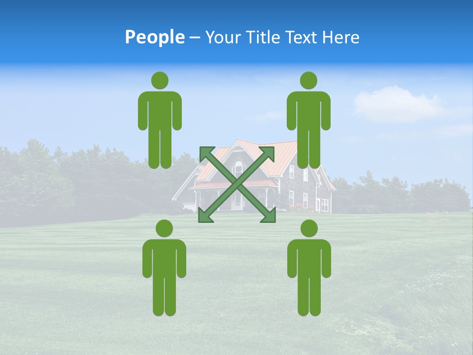 Wonderland Sky Summer PowerPoint Template