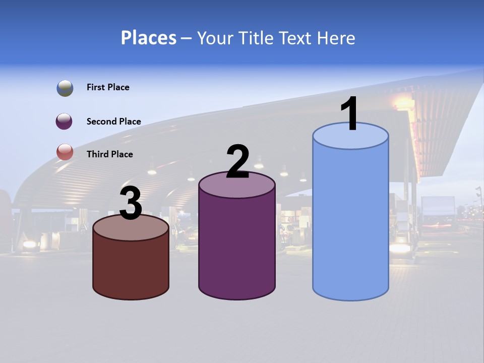 Energy Pump Night PowerPoint Template