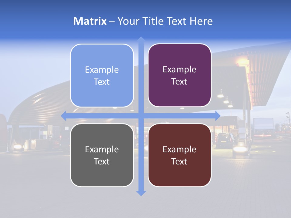 Energy Pump Night PowerPoint Template
