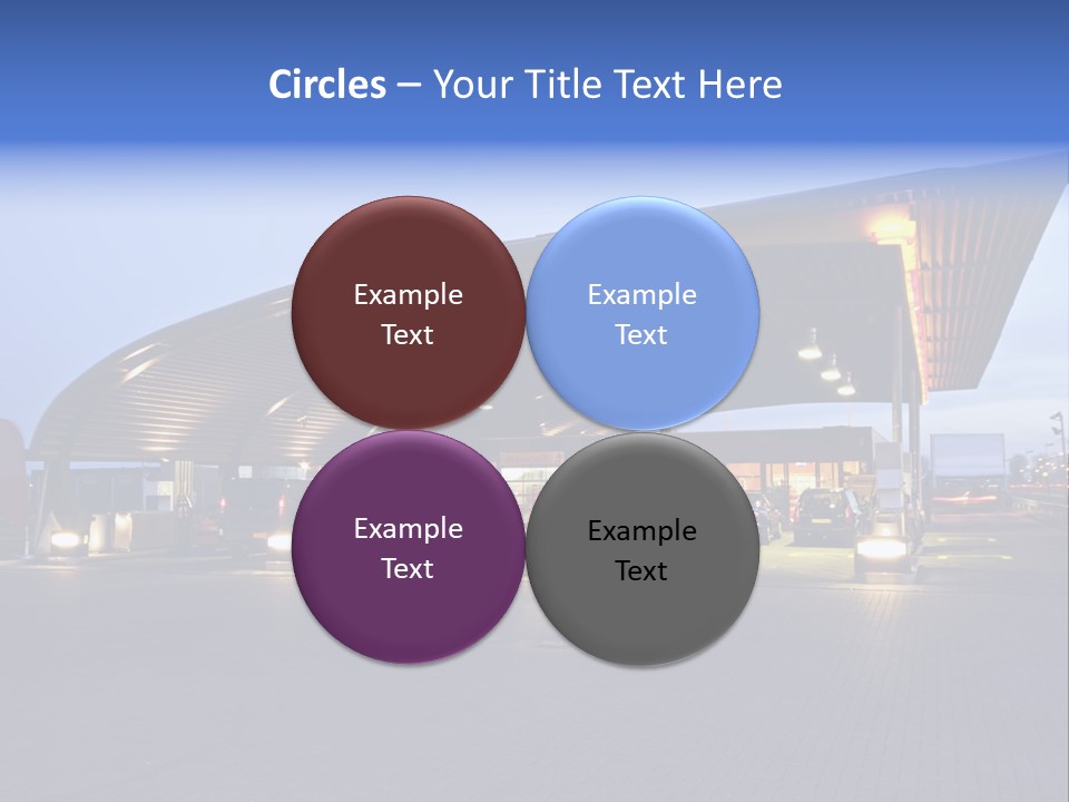 Energy Pump Night PowerPoint Template