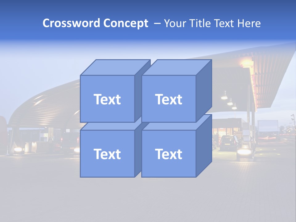 Energy Pump Night PowerPoint Template