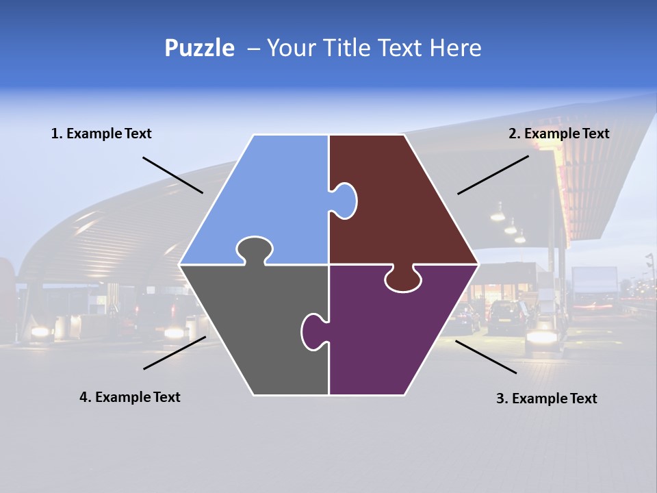 Energy Pump Night PowerPoint Template