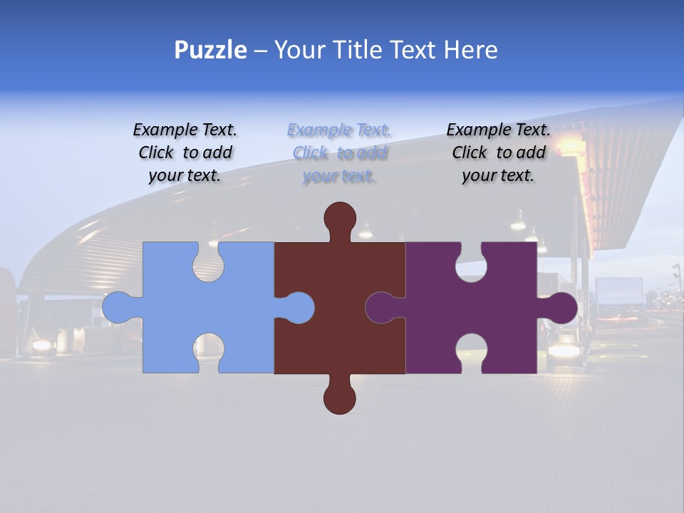 Energy Pump Night PowerPoint Template