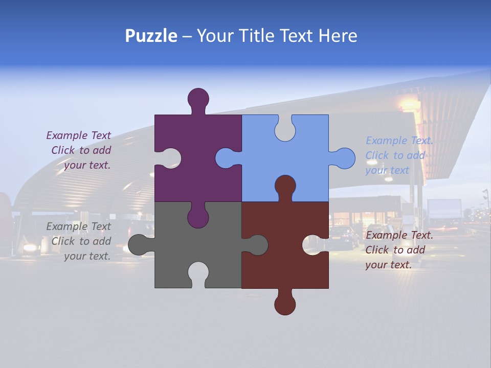 Energy Pump Night PowerPoint Template