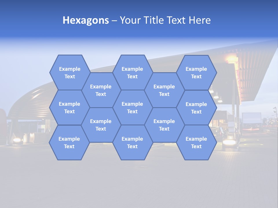 Energy Pump Night PowerPoint Template