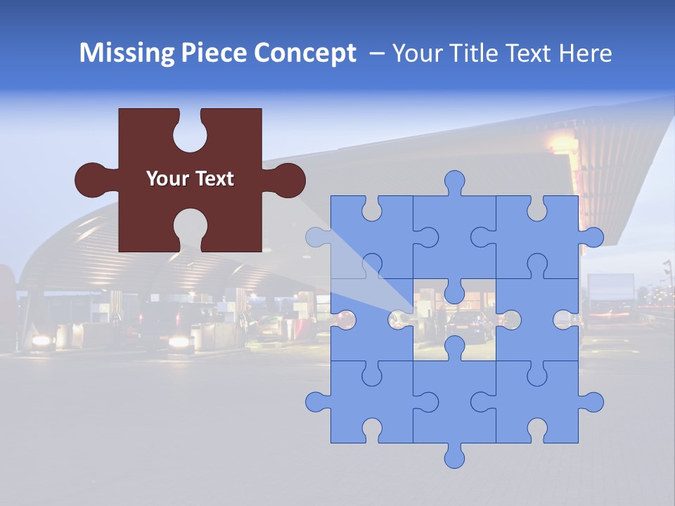 Energy Pump Night PowerPoint Template