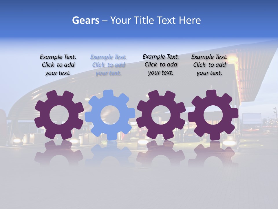 Energy Pump Night PowerPoint Template