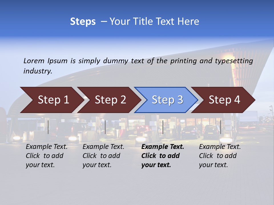 Energy Pump Night PowerPoint Template