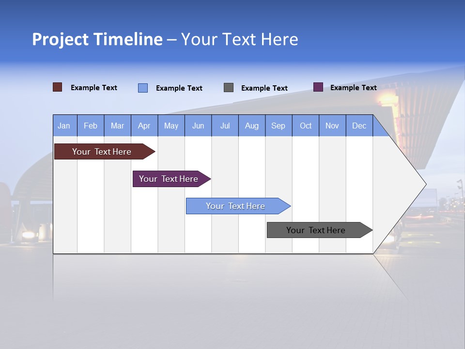 Energy Pump Night PowerPoint Template