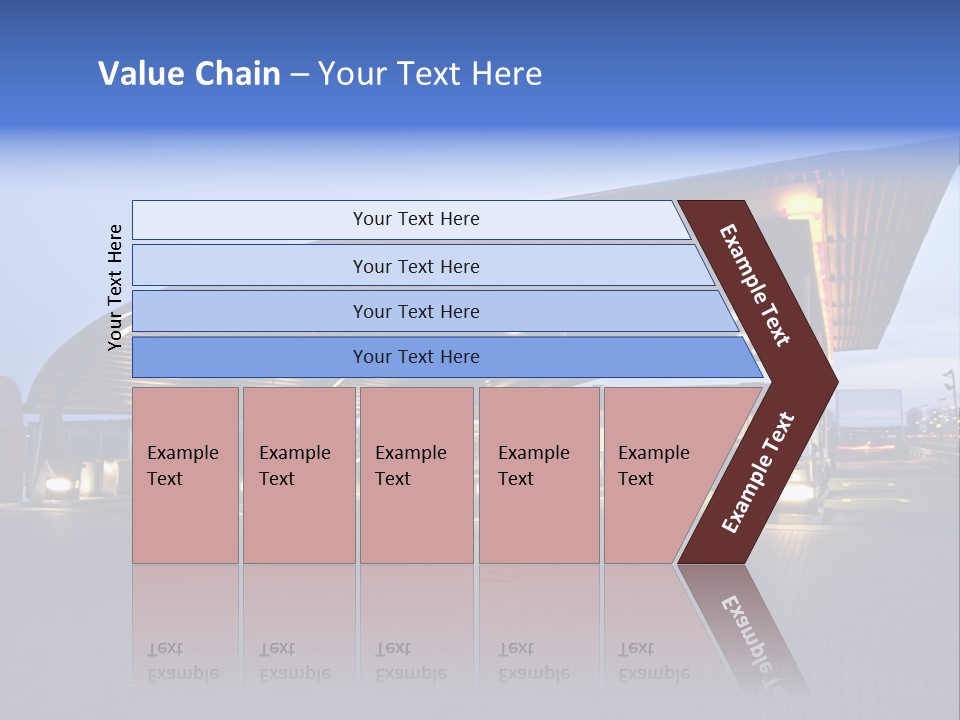 Energy Pump Night PowerPoint Template