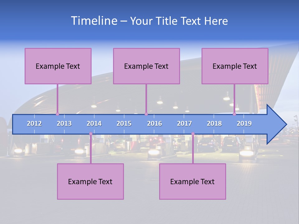 Energy Pump Night PowerPoint Template