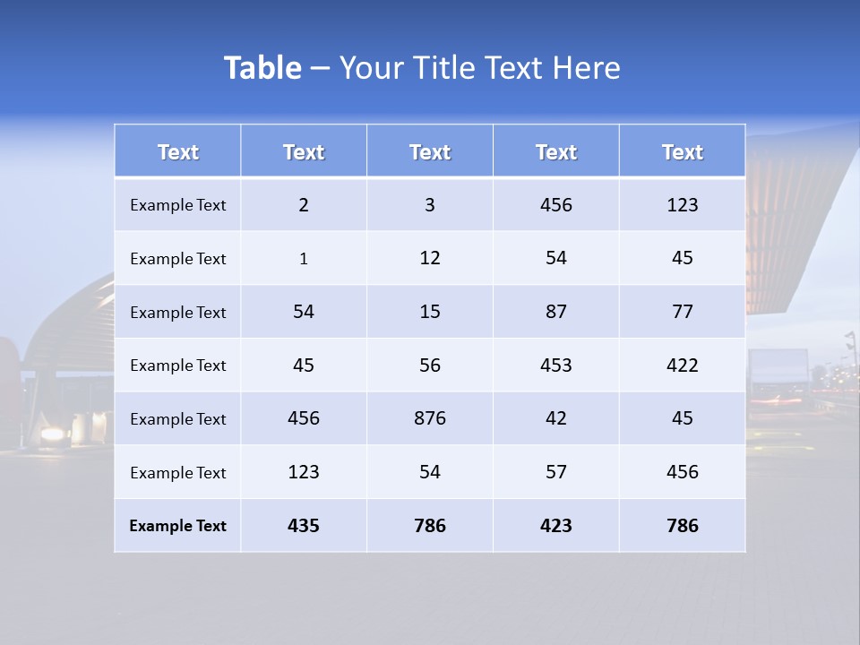 Energy Pump Night PowerPoint Template
