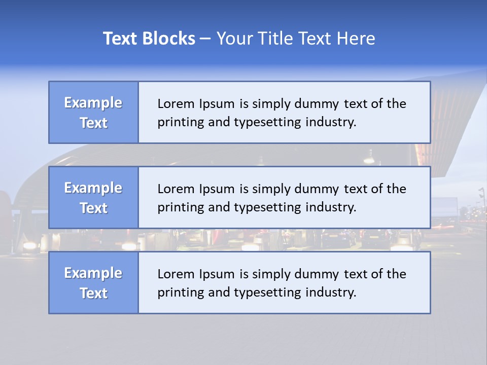 Energy Pump Night PowerPoint Template