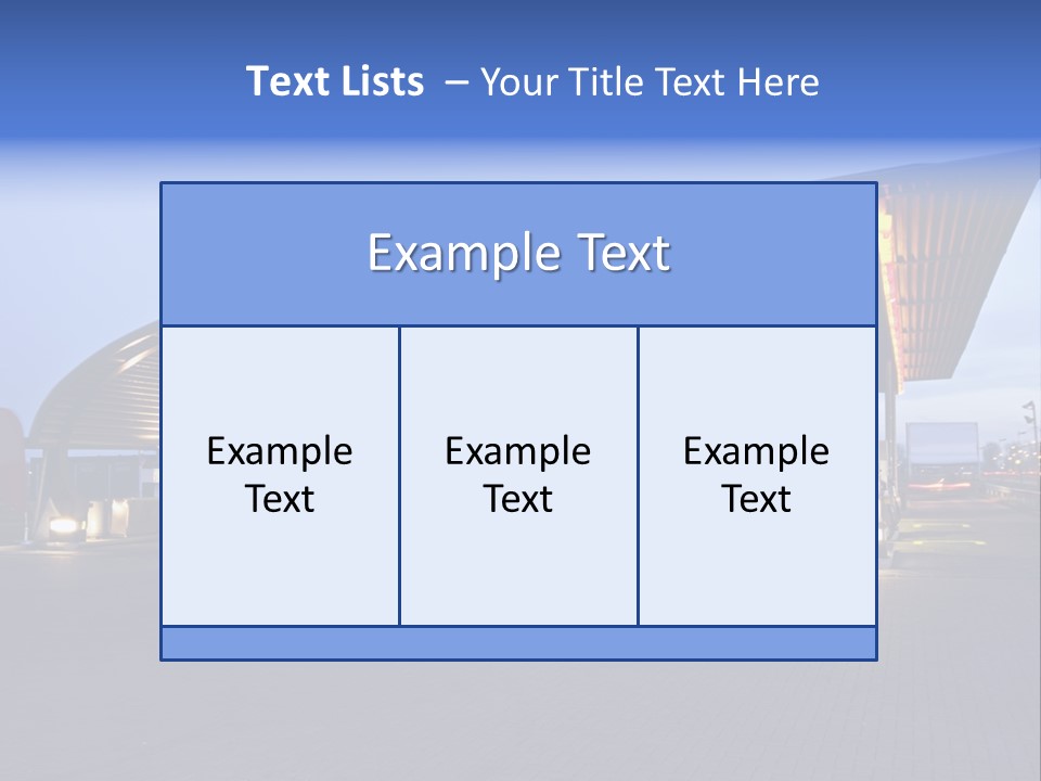 Energy Pump Night PowerPoint Template