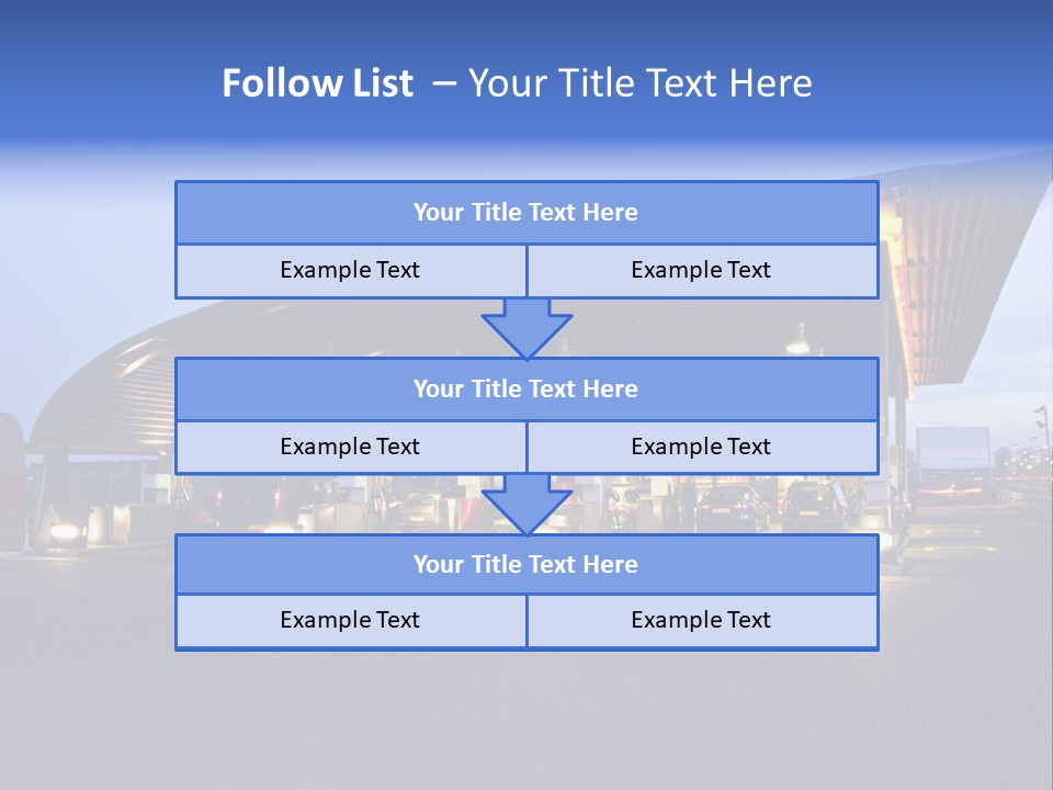 Energy Pump Night PowerPoint Template