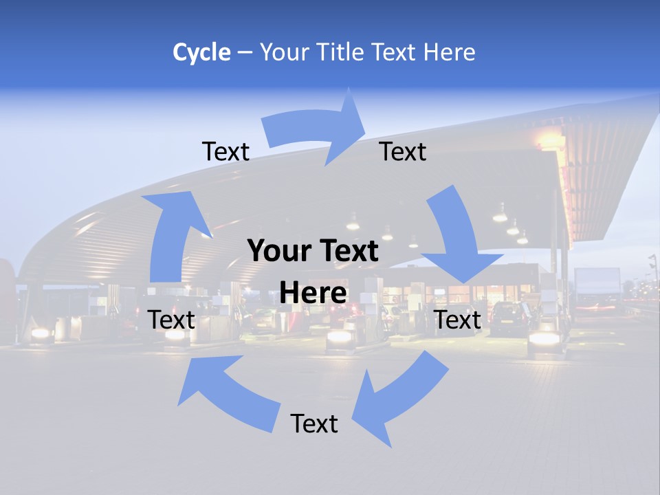 Energy Pump Night PowerPoint Template