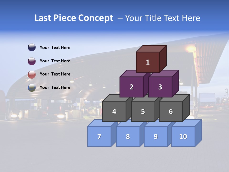 Energy Pump Night PowerPoint Template