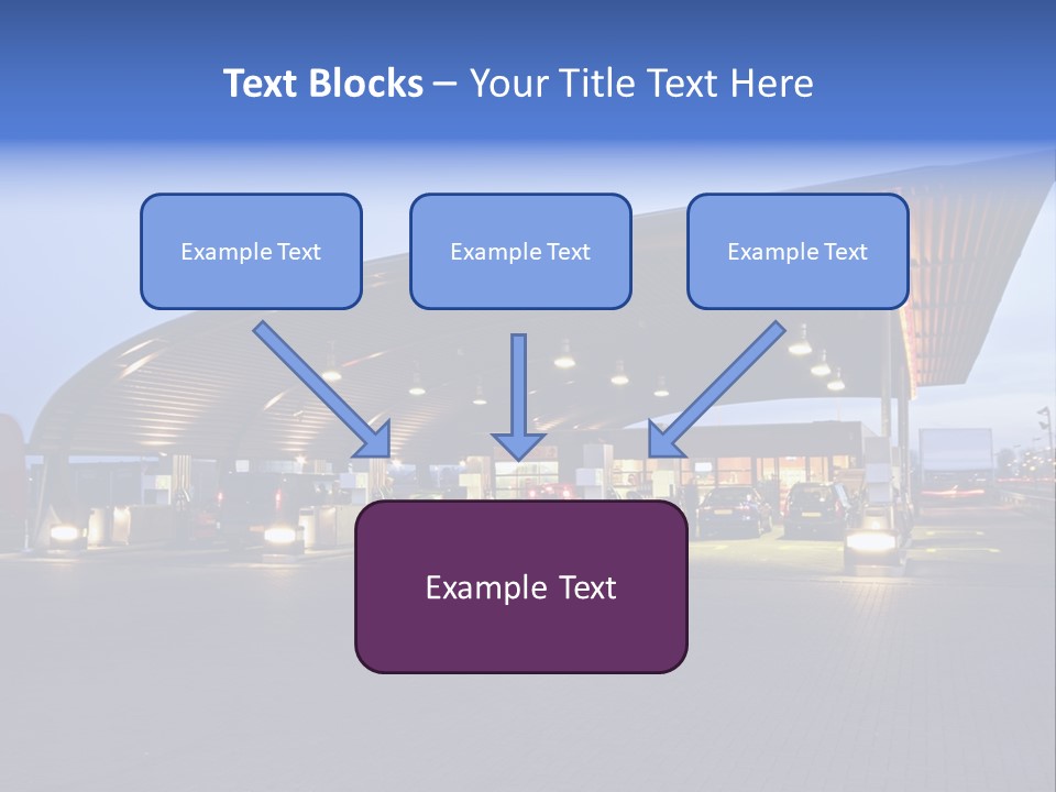 Energy Pump Night PowerPoint Template